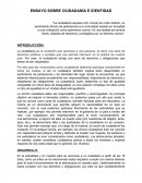 ENSAYO SOBRE CIUDADANÍA E IDENTIDAD.