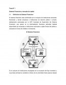 Sistema Financiero y mercado de capitalю