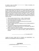 Carta a un grupo de trabajo.