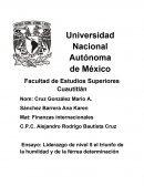 Ensayo: Liderazgo de nivel 5 el triunfo de la humildad y de la férrea determinación