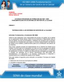 Introducción a los sistemas de gestión de la calidad