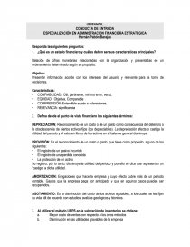 ESPECIALIZACIÓN EN ADMINISTRACION FINANCIERA ESTRATEGICA.. Página 1