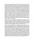 Importancia del juego.