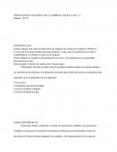 OPERACIONES CONTABLES DE LA EMPRESA AICM S.A DE C.V