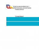POSTULADOS BÁSICOS Y CARACTERÍSTICAS DE LOS ESTADOS FINANCIEROS