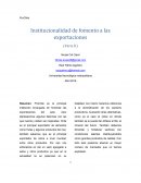 Institucion de fomento a las exportaciones.