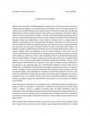 La Administración del ingreso.