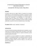 La Importancia De Las Prácticas Profesionales En La Carrera De Administración De Empresas