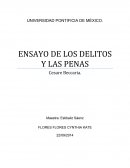 DELITOS Y LAS PENAS DE CESARE BECCARIA