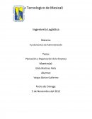 Planeación y Organización de la Empresa