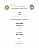 PROCESO DE ATENCIÓN DE ENFERMERÍA - OBSTRUCCIÓN POR PERFORACION INTESTINAL.