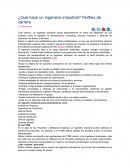 ¿Qué hace un ingeniero industrial? Perfiles de carrera