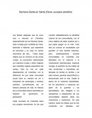 Semana Santa en Santa Elena, sucesos extraños