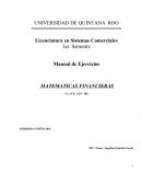 Matemáticas financieras. INTERES SIMPLE