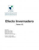 Tarea n°2 Efecto Invernadero