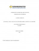 Actividad Tabla analitica de contenidos sobre el servicio y el servidor