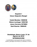 La problemática de este reporte trata sobre un problema familiar y psicológico entre Manuel y su padrastro, el cual ha provocado que el rendimiento de Manuel se reduzca en la preparatoria, Roberto y Alicia han intentado hablar con el pero Manuel sigue c