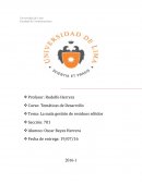 Tematica de desarrollo.