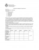 Actividad de investigación no experimental