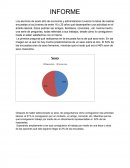 Informe sobre jóvenes que se desempeñan en el ámbito laboral.