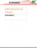 Actividad 2 administración del tiempo.