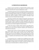 EL PROYECTO DE VASCONCELOS.
