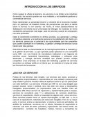 INTRODUCCION A LOS SERVICIOS