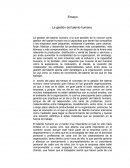 Gestionar a las personas como recurso o humano o como talento humano