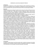 Síntesis de los estilos arquitectónicos.