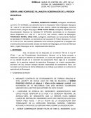 SEÑOR JAIME RODRIGUEZ VILLANUEVA GOBERNADOR DE LA REGION.