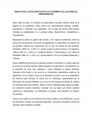 ENSAYO DE LA SITUACIÓN POLÍTICA & ECONÓMICA DE LOS PUEBLOS PREHISPÁNICOS