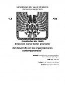 La Alta dirección como factor promotor del desarrollo en las organizaciones contemporaneas