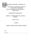ENFERMERÍA FUNDAMENTAL. UNIDAD 2: DIMENSIONES DEL CUIDADO UNIDAD