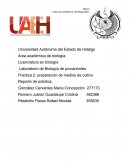 Laboratorio de Biología de procariontes Practica 2: preparación de medios de cultivo