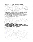 IDENTIFICACIÓN DE LA NOM-TUR-09