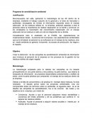 Programa de Sensibilizacion Ambiental
