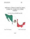 México, único e inigualable, como tú, como yo, como todos