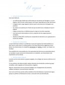 El agua. Estructura molecular del agua