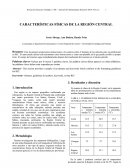 CARACTERÍSTICAS FÍSICAS DE LA REGIÓN CENTRAL