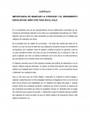 IMPORTANCIA DE MANEJAR LA ATENCION Y EL RENDIMIENTO ESCOLAR DEL NIÑO CON TDAH EN EL AULA