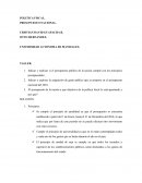 POLITICA FISCAL. PRESUPUESTO NACIONAL.