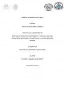 MONTAJE DE APARATOS, CONOCIMIENTO Y USO DE LA BALANZA GRANATARIA, MEDICIONES VOLUMÉTRICAS Y USO DEL MECHERO BUNSEN