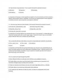 Tipo de texto al que pertenece: “Una mutación favoreció la evolución humana”. Página 1