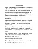 El alcoholismo.