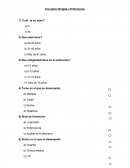 Encuesta Dirigida a Enfermeros.