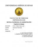 LA ADMINISTRACIÓN DEL CAPITAL DE TRABAJO