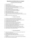 PREGUNTAS DE DOCTRINA SOCIAL DE LA IGLESIA I