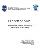 Reducción de muestras por cuarteo y determinación de la humedad