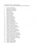 Bases Generales de la Adminstración.