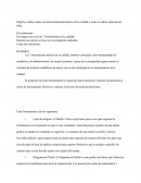 Objetivo: Saber cuales son las herramientas básicas de la calidad y como se utiliza cada una de ellas.